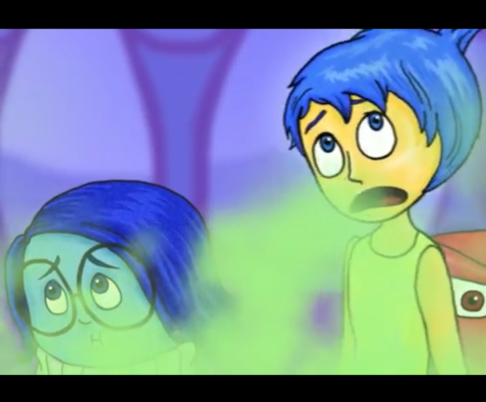 High Quality JOY OF INSIDE OUT IS DAMN SEXXY! Blank Meme Template