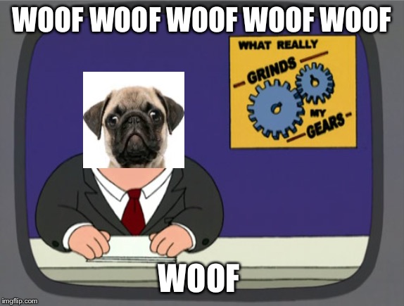 Peter Griffin News | WOOF WOOF WOOF WOOF WOOF; WOOF | image tagged in memes,peter griffin news | made w/ Imgflip meme maker