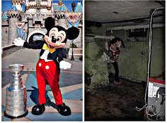 High Quality mickey mouse in disneyland Blank Meme Template