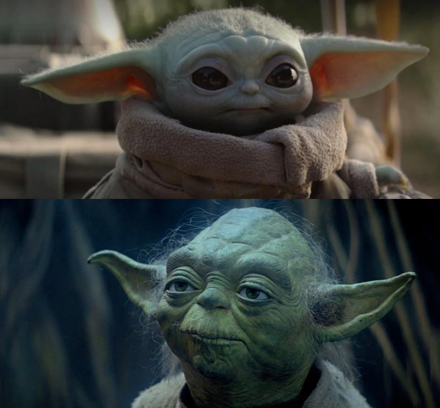 Yoda and Jr Blank Meme Template
