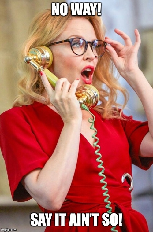 Kylie phone w/ glasses. For mock-surprise reaccs with a sexy flair. | NO WAY! SAY IT AIN’T SO! | image tagged in kylie phone glasses,surprise,surprised,lol,celebrity,politics lol | made w/ Imgflip meme maker