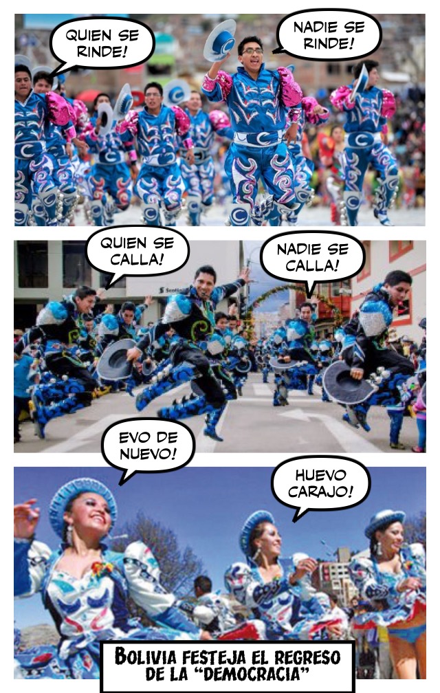 Saya Caporal de la “Democracia” Blank Meme Template