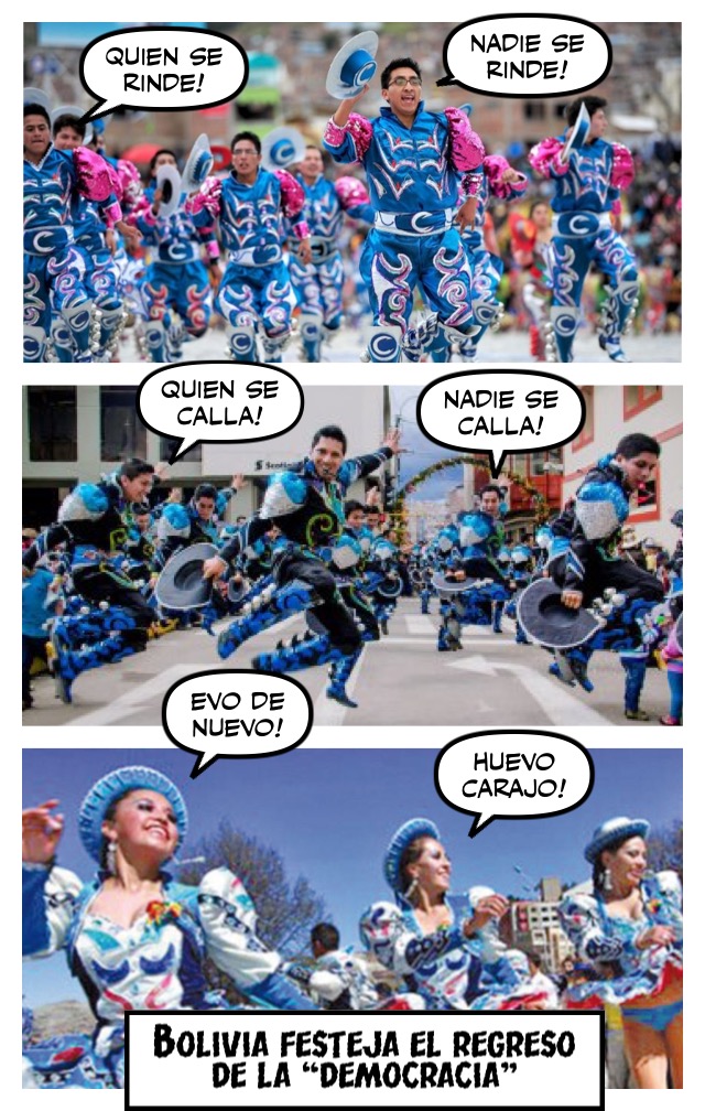 Saya de la “Democracia” Blank Meme Template