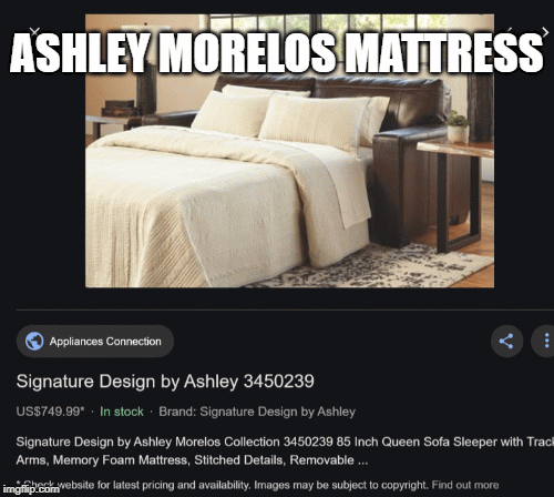 ASHLEY MORELOS MATTRESS | image tagged in gifs | made w/ Imgflip images-to-gif maker