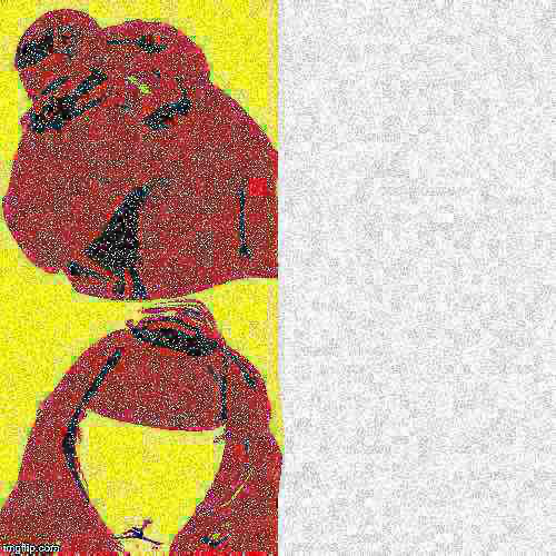 Deep fried drake hotline bling Blank Meme Template