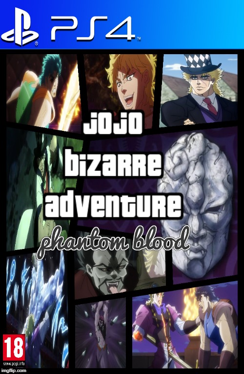 You expected it to be GTA game,but it was me,Jojo | image tagged in jojo's bizarre adventure,gta,playstation | made w/ Imgflip meme maker