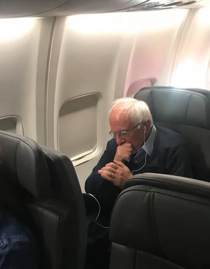 Bernie First Class Blank Meme Template