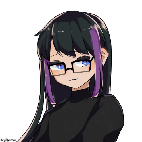 updated (again) art for Erin. didn't draw it, used Picrew to make it. | image tagged in tmw,erin soshi,smug anime girl,tainted angel,cute | made w/ Imgflip meme maker