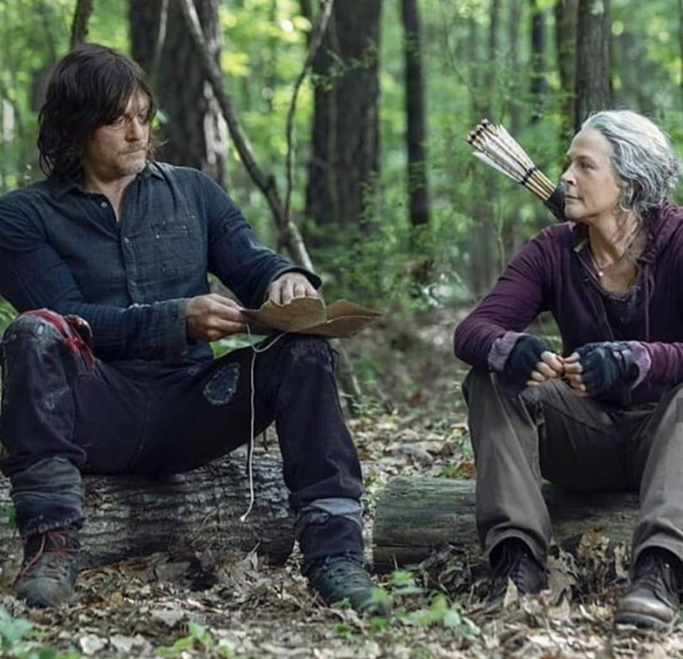 High Quality Daryl and Carol season 10 Blank Meme Template