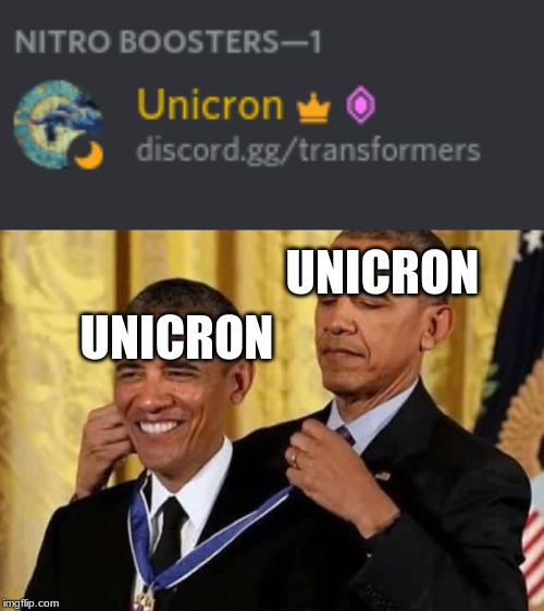 Nitro Discord | UNICRON; UNICRON | image tagged in discord | made w/ Imgflip meme maker
