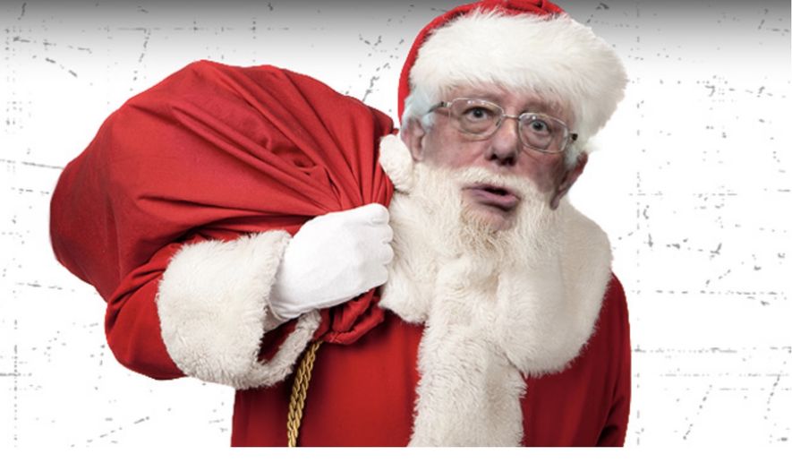 Bernie Claus Blank Meme Template