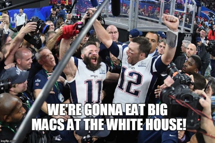 We going to eat big mac at the white HOUSE!!!!     Check out my other memes | image tagged in memes,sports | made w/ Imgflip meme maker