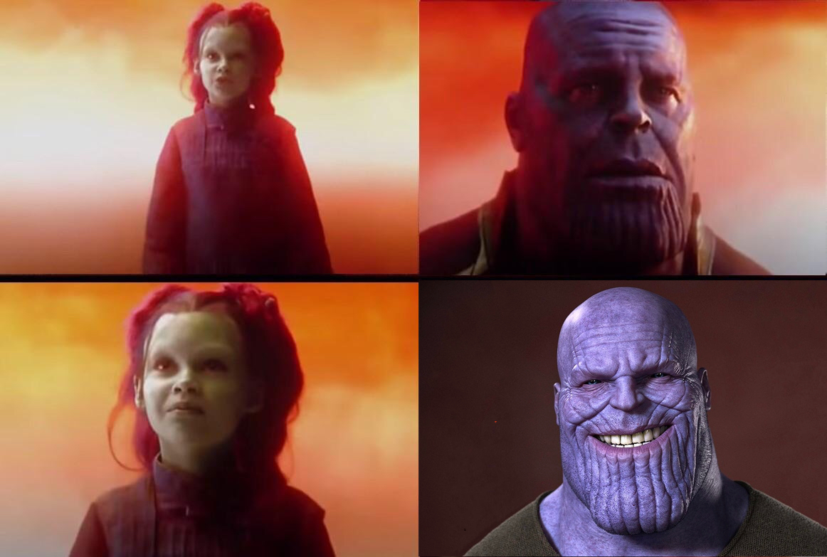 Caption this Meme. aka: Thanos Cost, Thanos Grin. 