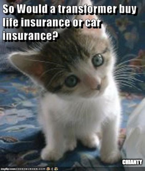 So which is it? | CHIANTY | image tagged in insurance | made w/ Imgflip meme maker