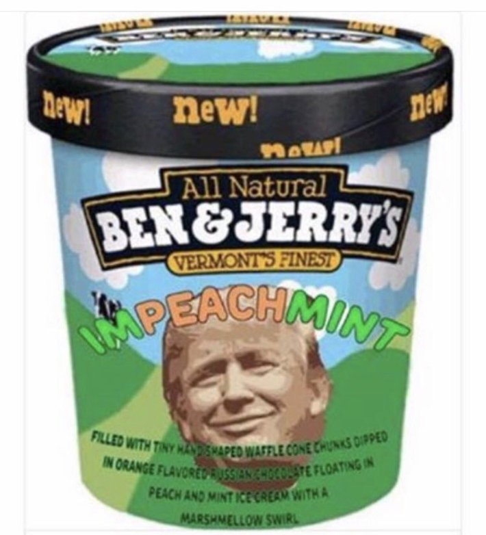 High Quality Ben & Jerry's Impeachmint Blank Meme Template