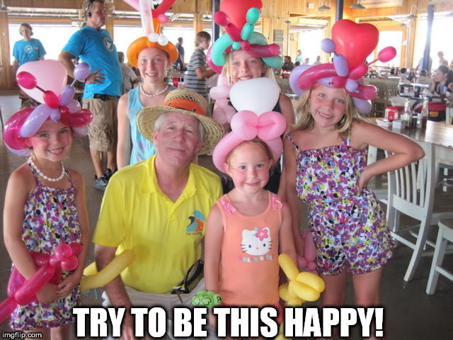 balloons | TRY TO BE THIS HAPPY! | image tagged in balloons | made w/ Imgflip meme maker