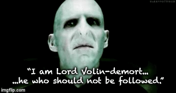 “I am Lord Volin-demort...

...he who should not be followed.” | image tagged in gifs | made w/ Imgflip video-to-gif maker