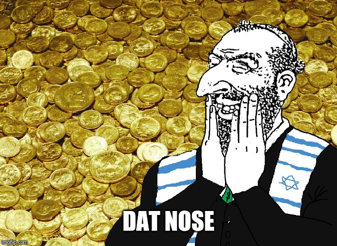 DAT NOSE | image tagged in greedy jew merchant | made w/ Imgflip meme maker