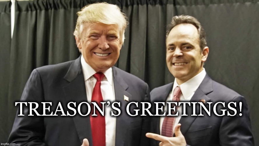 Treason’s Greetings! | TREASON’S GREETINGS! | image tagged in donald trump,trump,distracted boyfriend,impeach,treason | made w/ Imgflip meme maker