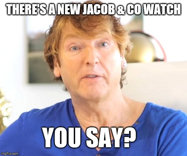 Producer Michael | THERE'S A NEW JACOB & CO WATCH; YOU SAY? | image tagged in producer michael | made w/ Imgflip meme maker