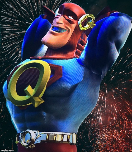 Super Hero Q | image tagged in super hero q | made w/ Imgflip meme maker