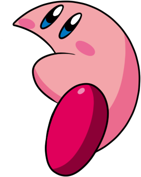 High Quality Melon Kirby reverse Blank Meme Template