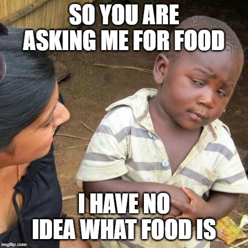 What is food? - Imgflip