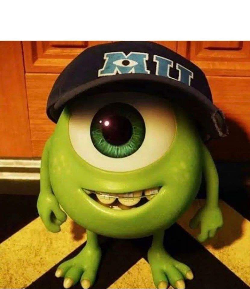 Mike wazowski Blank Template Imgflip