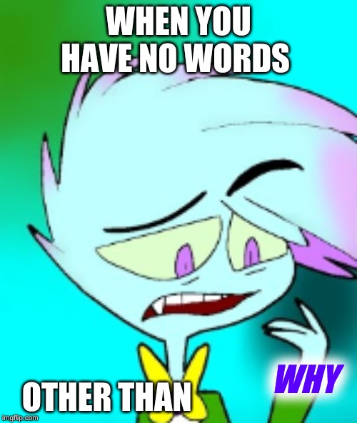 blackewhy | WHEN YOU HAVE NO WORDS; WHY; OTHER THAN | image tagged in blackewhy | made w/ Imgflip meme maker