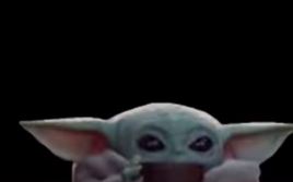 High Quality Baby Yoda Onlooker Blank Meme Template