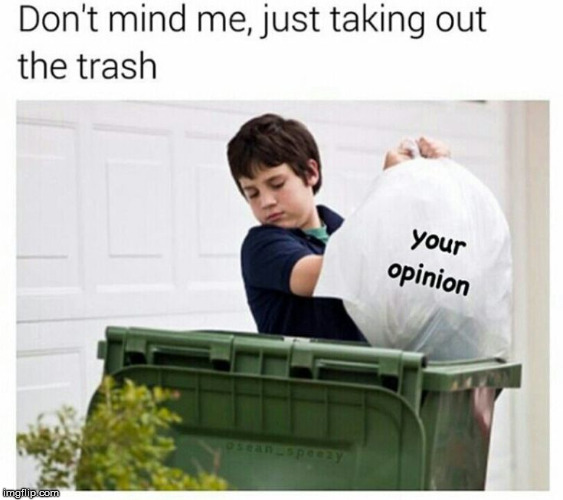 image tagged in taking out trash | made w/ Imgflip meme maker