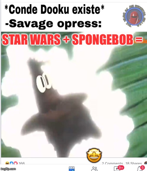 SPONGEBOB AND STAR WARS! | STAR WARS + SPONGEBOB =; 🤩 | image tagged in spongebob and star wars | made w/ Imgflip meme maker