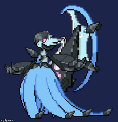 An gardevoir and Ultra Lunala hybrid. | made w/ Imgflip meme maker