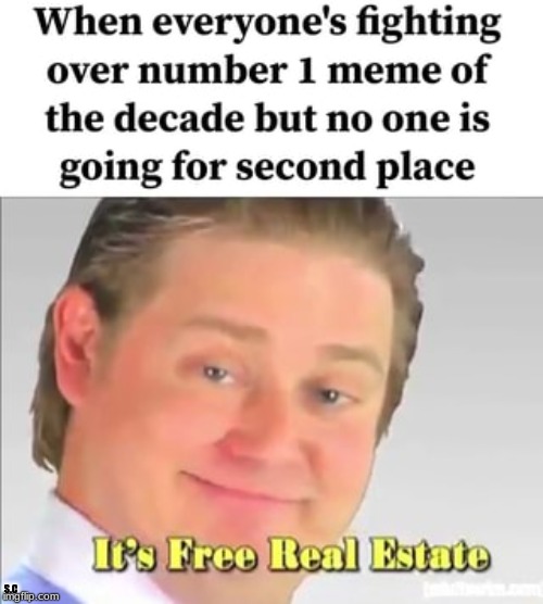 Meme of the Decade | S.C | image tagged in its,free,real,estate,meme,decade | made w/ Imgflip meme maker