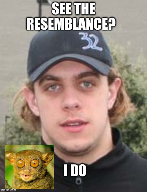 anze kopitar sorry kings fans | SEE THE RESEMBLANCE? I DO | image tagged in sports,truth hurts | made w/ Imgflip meme maker