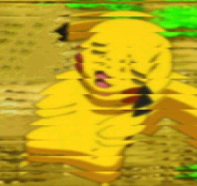 Shaky Pikachu Blank Meme Template