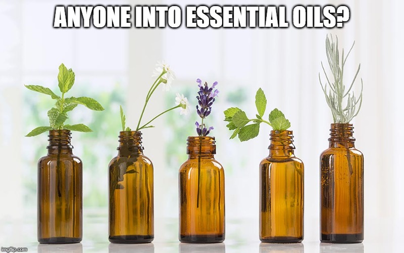 ANYONE INTO ESSENTIAL OILS? | made w/ Imgflip meme maker