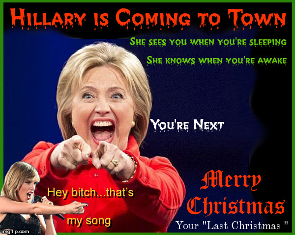 LAST Christmas | image tagged in merry christmas,jeffrey epstein,hillary clinton,political,lol so funny,politics lol | made w/ Imgflip meme maker
