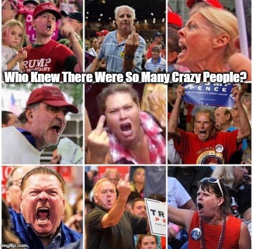 Who Knew There Were So Many Crazy People? | made w/ Imgflip meme maker