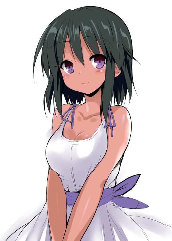 High Quality Pretty Anime Girl in a Dress Blank Meme Template