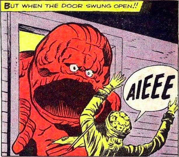 Jack Kirby monster Blank Meme Template