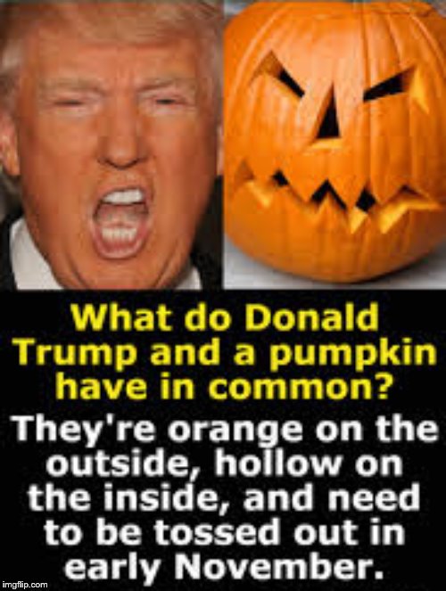 Trumpkin | image tagged in trumpkin | made w/ Imgflip meme maker