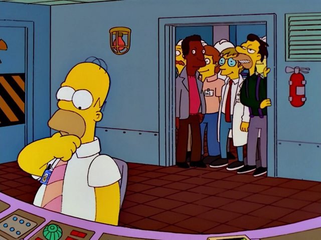 Homer at work Blank Meme Template