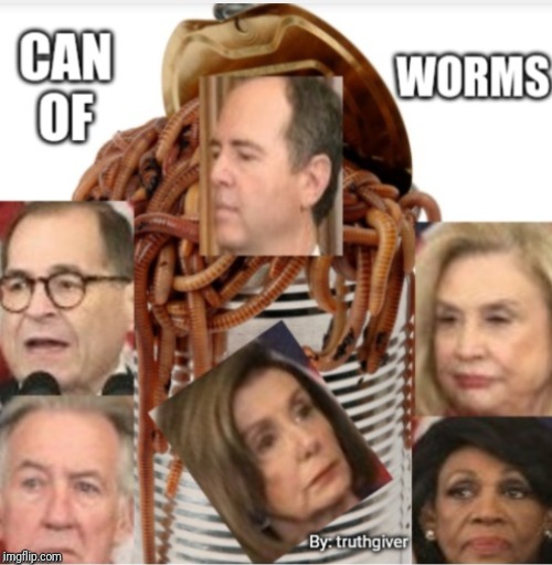 The Democrats have opened up a can of worms they won't even be able to fish with! | image tagged in adam schiff | made w/ Imgflip meme maker