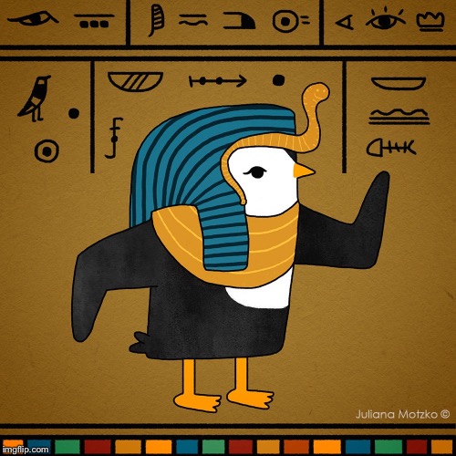 EgyptianPenguin | image tagged in egyptianpenguin,memes,egypt,penguins,penguin,imgflip users | made w/ Imgflip meme maker