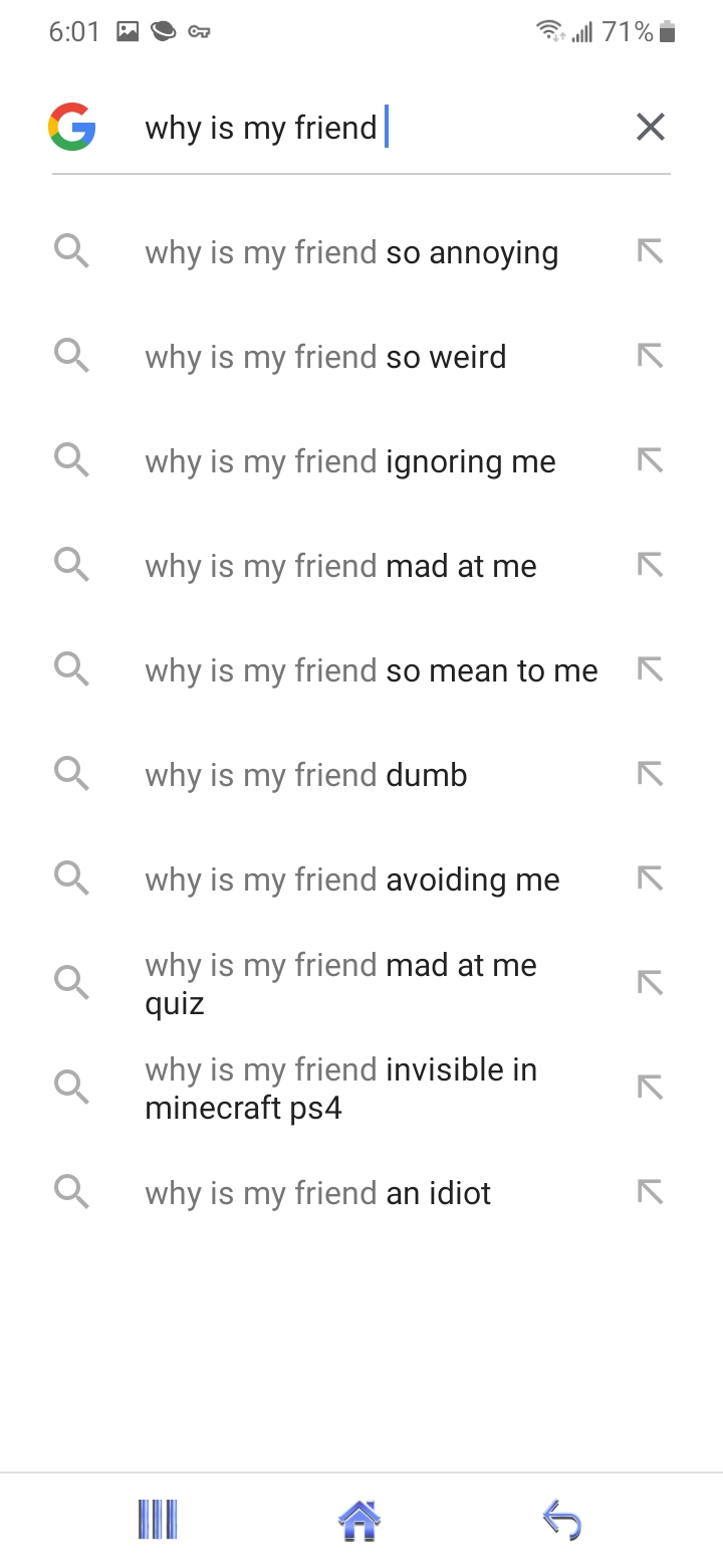 Why is google like this Blank Meme Template