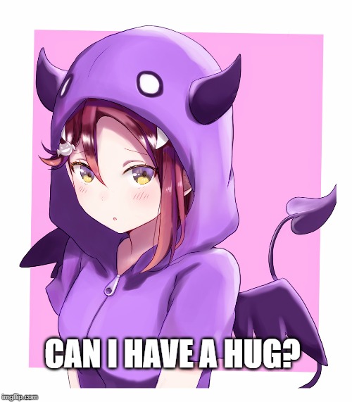 Riko is Lonely | CAN I HAVE A HUG? | image tagged in hug,fun,wholesome,love live | made w/ Imgflip meme maker