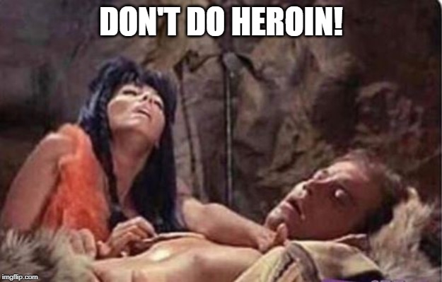 Kirk is Hopped Up | DON'T DO HEROIN! | image tagged in how high kirk | made w/ Imgflip meme maker