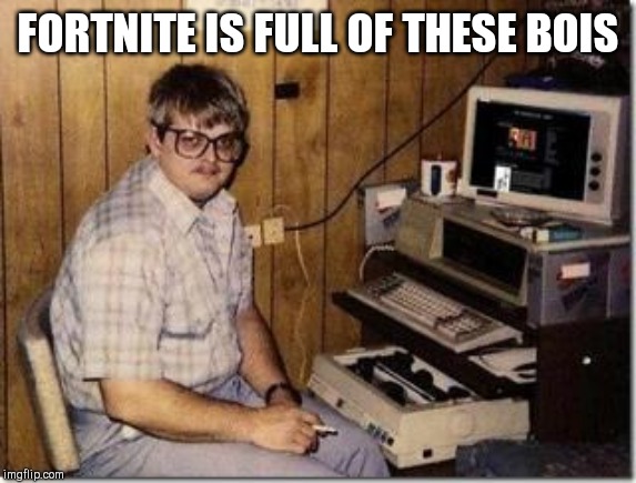 Hacker Twerp | FORTNITE IS FULL OF THESE BOIS | image tagged in hacker twerp | made w/ Imgflip meme maker