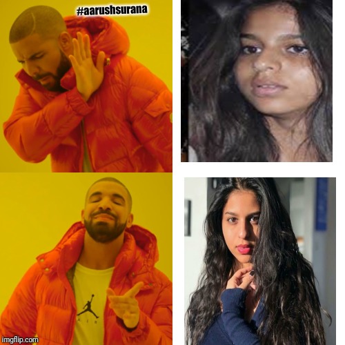 Drake Hotline Bling Meme | #aarushsurana | image tagged in memes,drake hotline bling | made w/ Imgflip meme maker